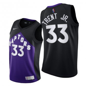 Raptors #33 Gary Trent Jr. Purple Earned Edition Jersey 2021 Trade