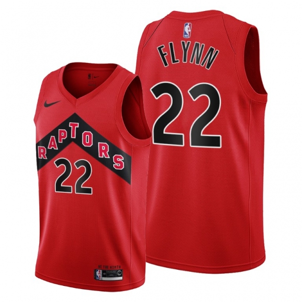 Malachi Flynn 2021 Trade Toronto Raptors Red Icon Edition Jersey #22