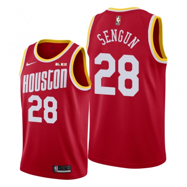 Alperen Sengun 2021 NBA Draft Houston Rockets Red Classic Edition Jersey #28