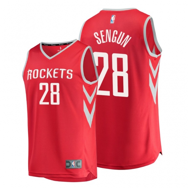 Alperen Sengun 2021 NBA Draft Houston Rockets Red Replica Jersey #28