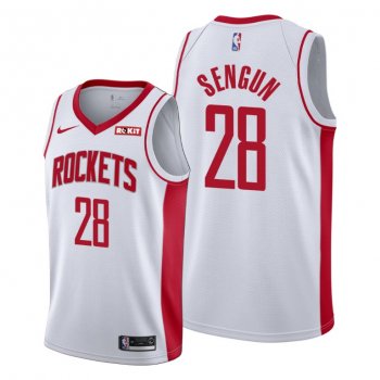 Alperen Sengun 2021 NBA Draft Houston Rockets White Association Edition Jersey #28