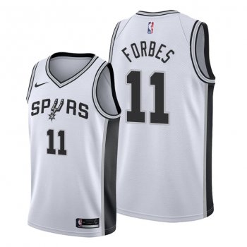 Bryn Forbes 2021 Trade San Antonio Spurs White Association Edition Jersey #11