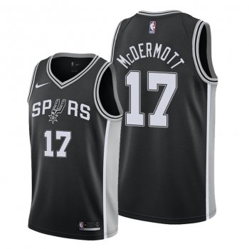 Doug McDermott 2021 Trade San Antonio Spurs Black Statement Edition Jersey #17