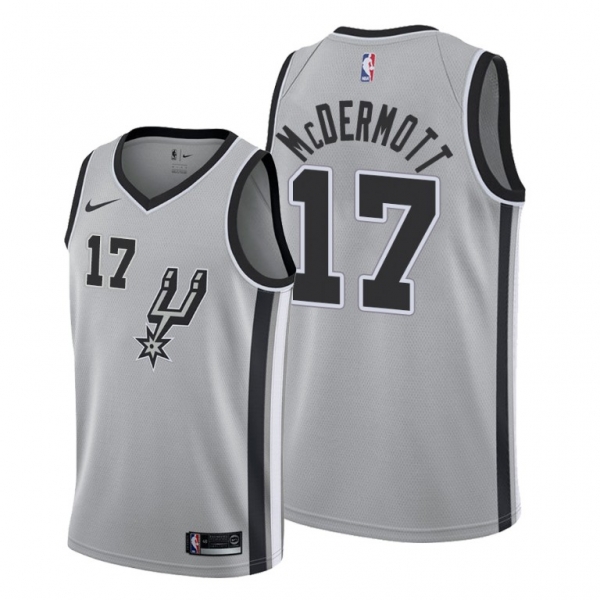 Doug McDermott 2021 Trade San Antonio Spurs Gray Icon Edition Jersey #17