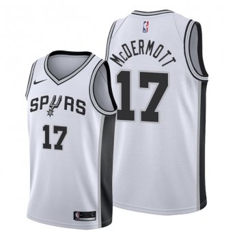 Doug McDermott 2021 Trade San Antonio Spurs White Association Edition Jersey #17