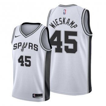 Joe Wieskamp 2021 NBA Draft San Antonio Spurs White Classic Edition Jersey #45