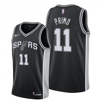 Joshua Primo 2021 NBA Draft San Antonio Spurs Black Icon Edition Jersey #11