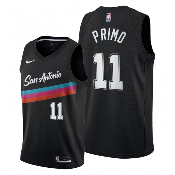 Joshua Primo 2021 NBA Draft San Antonio Spurs White City Edition Jersey #11