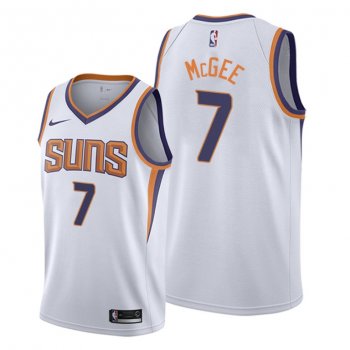 JaVale McGee 2021 Trade Phoenix Suns White Association Edition Jersey #7