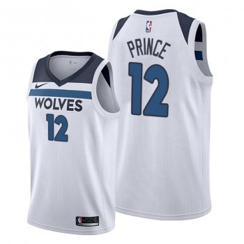 Taurean Prince 2021 Trade Minnesota Timberwolves White Association Edition Jersey