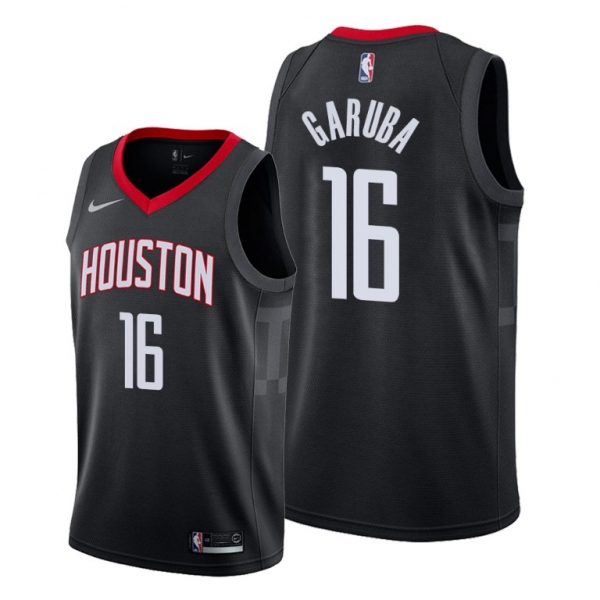 2021 NBA Draft Usman Garuba Houston Rockets Black Jersey #16