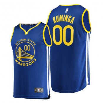 Jonathan Kuminga Golden State Warriors #00 Royal 2021 NBA Draft 1st Round Pick Jersey Replica