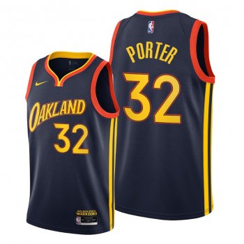 Otto Porter 2021 Trade Golden State Warriors Navy City Edition Jersey #32