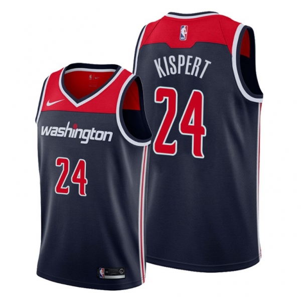 Corey Kispert 2021 NBA Draft Washington Wizards Navy Statement Edition Jersey #24