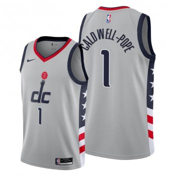 Kentavious Caldwell-Pope 2021 Trade Washington Wizards Gray City Edition Jersey #1