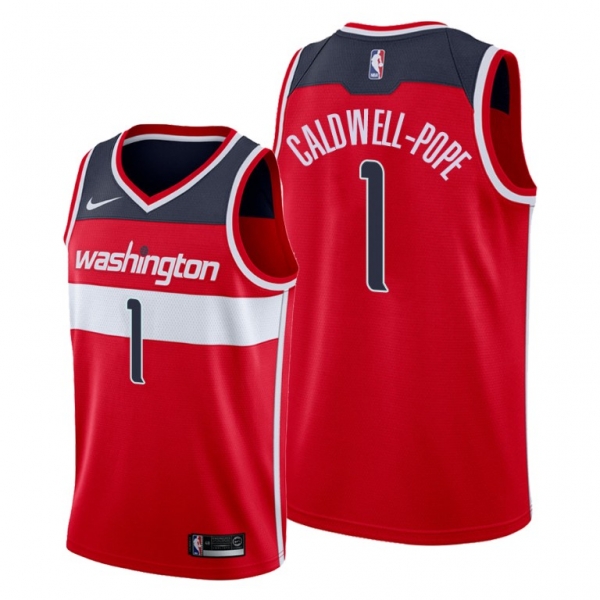 Kentavious Caldwell-Pope 2021 Trade Washington Wizards Red Icon Edition Jersey #1