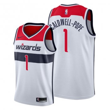 Kentavious Caldwell-Pope 2021 Trade Washington Wizards White Association Edition Jersey #1