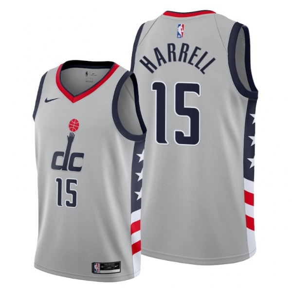 Montrezl Harrell 2021 Trade Washington Wizards Gray City Edition Jersey #15