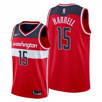 Montrezl Harrell 2021 Trade Washington Wizards Red Icon Edition Jersey #15