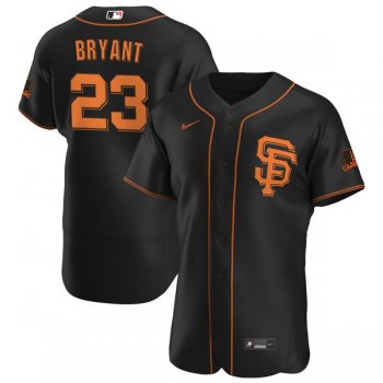 Youth Youth's #23 Kris Bryant San Francisco Giants Trade Jersey Black Authentic - All Stitched