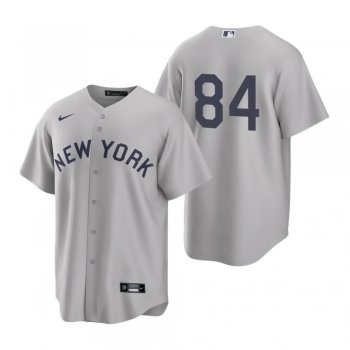 New York Yankees Albert Abreu Nike Gray 2021 Field of Dreams Jersey