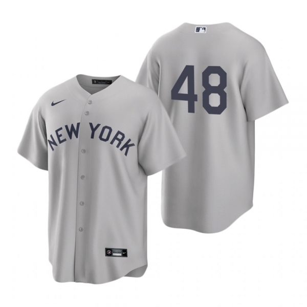 New York Yankees Anthony Rizzo Nike Gray 2021 Field of Dreams Jersey