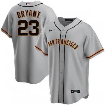 Youth Youth's #23 Kris Bryant San Francisco Giants Trade Jersey Gray Replica - All Stitched