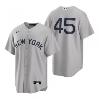 New York Yankees Gerrit Cole Nike Gray 2021 Field of Dreams Jersey