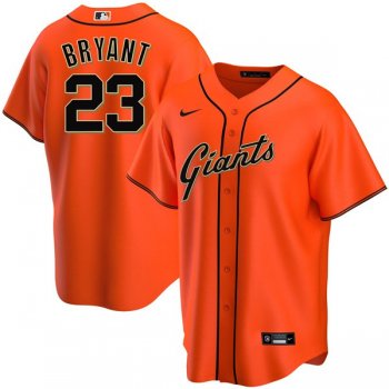 Youth Youth's #23 Kris Bryant San Francisco Giants Trade Jersey Orange Replica - All Stitched