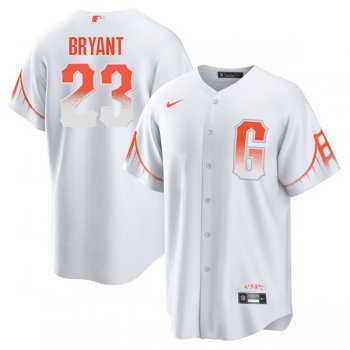 Youth Youth's #23 Kris Bryant San Francisco Giants Trade Jersey City Connect Replica - All Stitched