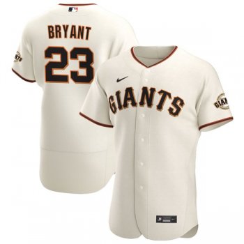 Men's #23 Kris Bryant San Francisco Giants Trade Jersey Cream Authentic - All Stitched