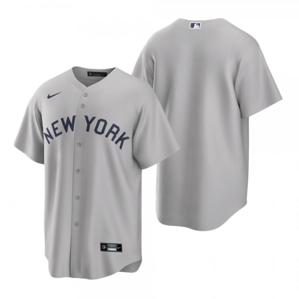 New York Yankees Nike Gray 2021 Field of Dreams Jersey