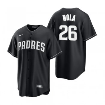 San Diego Padres Austin Nola Nike Black White 2021 All Black Fashion Replica Jersey