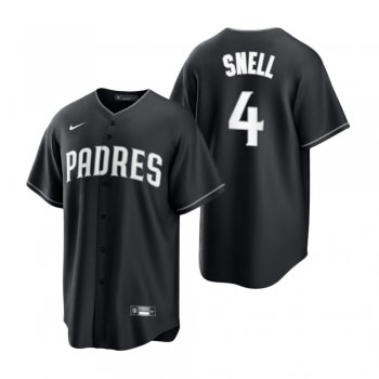 San Diego Padres Blake Snell Nike Black White 2021 All Black Fashion Replica Jersey