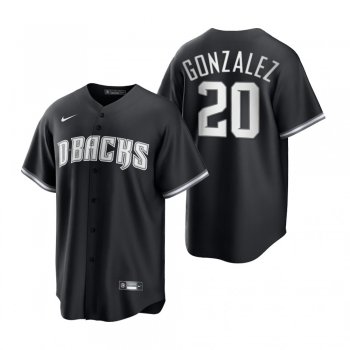 Arizona Diamondbacks Luis Gonzalez Nike Black White 2021 All Black Fashion Replica Jersey