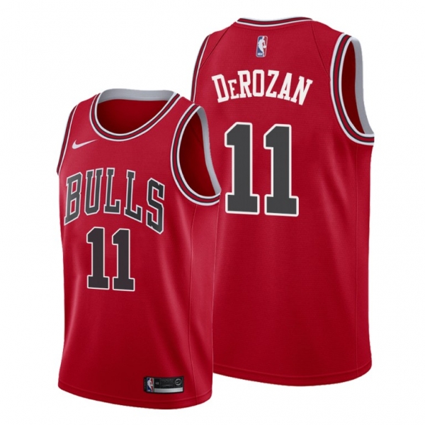 DeMar DeRozan 2021 Trade Chicago Bulls Black Statement Edition Jersey #11