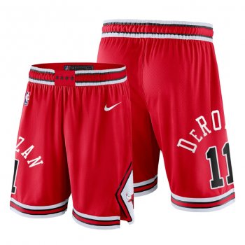 DeMar DeRozan Chicago Bulls Red Icon Edition Shorts 2021 Trade