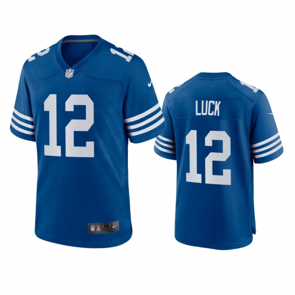 Indianapolis Colts Andrew Luck Royal Alternate Game Jersey