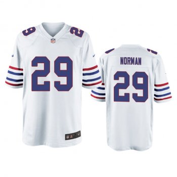 Buffalo Bills Josh Norman White Alternate Game Jersey