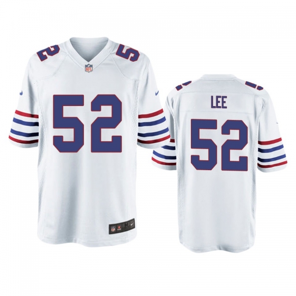 Buffalo Bills Marquel Lee White Alternate Game Jersey