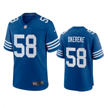 Indianapolis Colts Bobby Okereke Royal Alternate Game Jersey