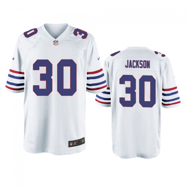 Buffalo Bills Dane Jackson White Alternate Game Jersey