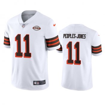 Cleveland Browns Donovan Peoples-Jones White 1946 Collection Alternate Vapor Limited Jersey - Men's 75th anniversary uniforms