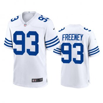 Indianapolis Colts Dwight Freeney 2021 White Throwback Game Jersey