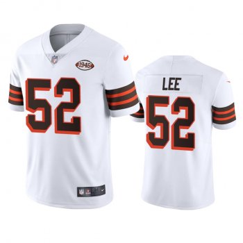 Cleveland Browns Elijah Lee White 1946 Collection Alternate Vapor Limited Jersey - Men's 75th anniversary uniforms