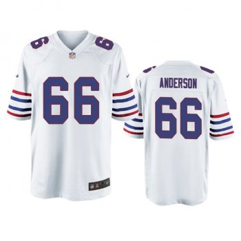 Buffalo Bills Jack Anderson White Alternate Game Jersey