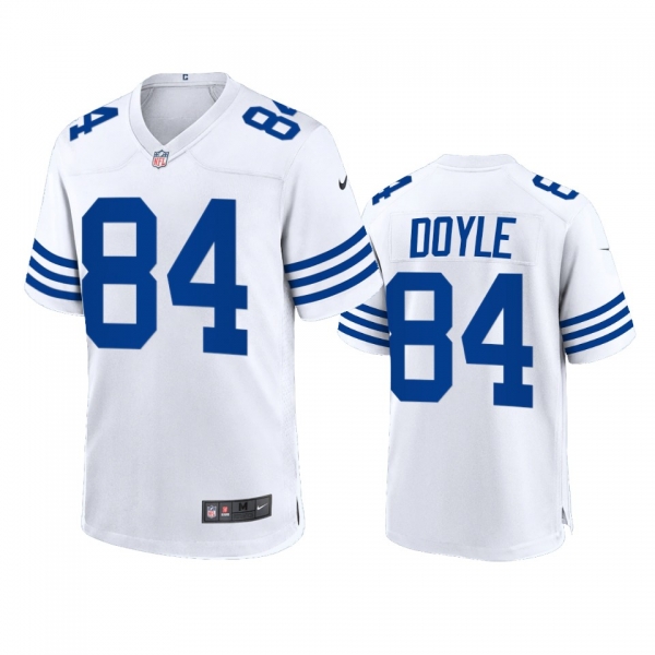 Indianapolis Colts Jack Doyle 2021 White Throwback Game Jersey