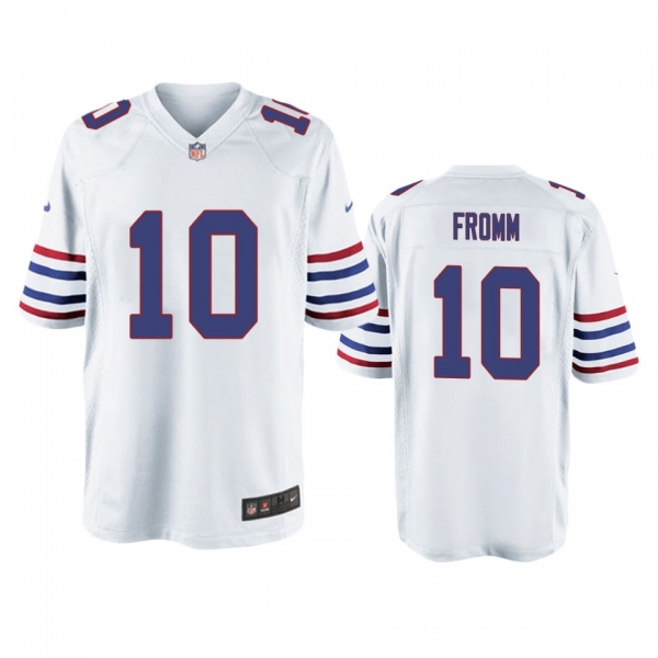 Buffalo Bills Jake Fromm White Alternate Game Jersey