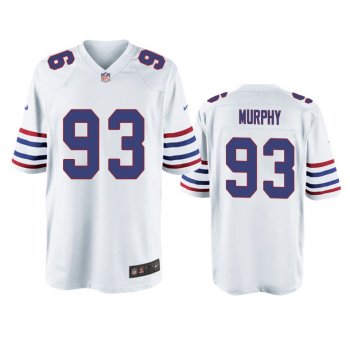 Buffalo Bills Trent Murphy White Throwback Game Jersey - Men