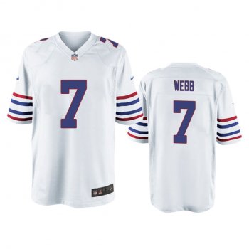 Buffalo Bills Davis Webb White Alternate Game Jersey